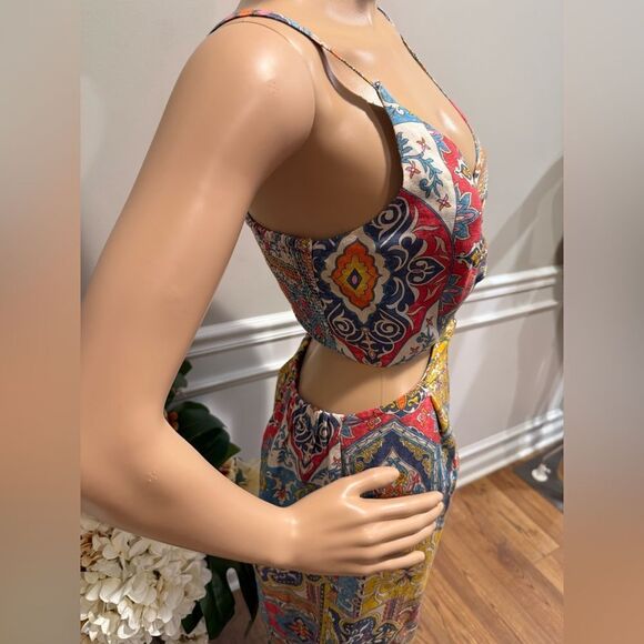 NWOT Anthropologie X Ranna Gil paisley print jumpsuit - Picture 5 of 6